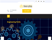 Tablet Screenshot of innovationfilter.com